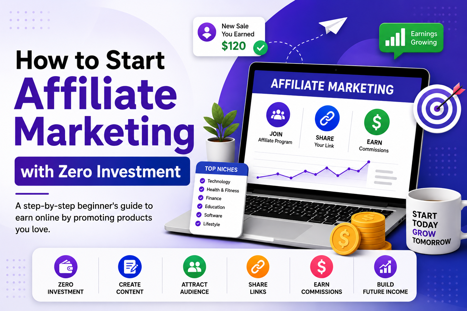 How to Start Affiliate Marketing with Zero Investment